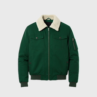 Mens Green Aviator Jackets