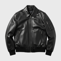 Mens Black Bomber Jackets
