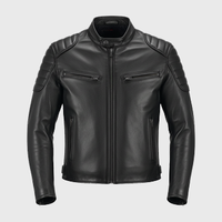 Mens Black Leather Motorcycle Jackets