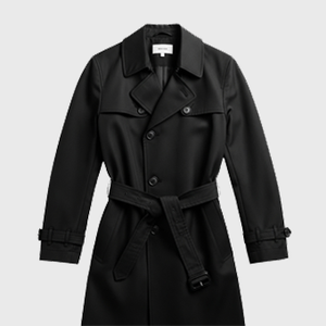 Mens Black Trench Coats