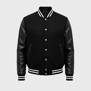Mens Black Varsity Jackets