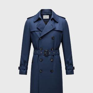 Mens Blue Trench Coats
