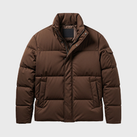 Mens Brown Puffer Jackets