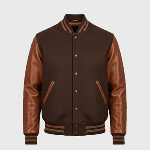 Mens Brown Varsity Jackets