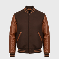 Mens Brown Varsity Jackets