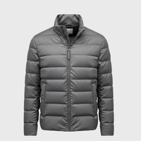Mens Grey Puffer Jackets