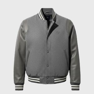 Mens Grey Varsity Jackets