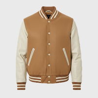 Mens Tan Varsity Jackets