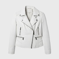 Mens White Leather Jackets