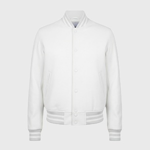 Mens White Varsity Jackets
