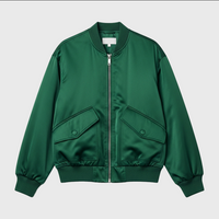Women Green Bomber Jackets