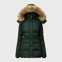Women Green Winter Coats
