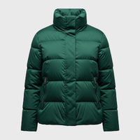 Womens Green Puffer Jackets