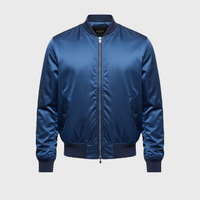 Mens Blue Bomber Jackets