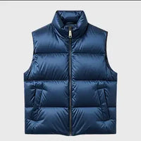 Mens Blue Puffer Vest