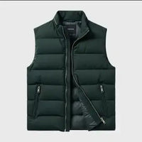 Mens Green Puffer Vests
