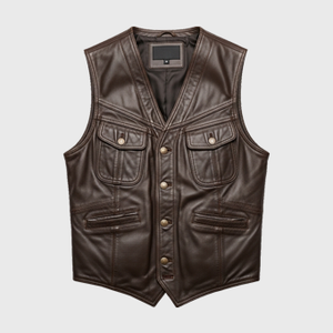 Men's Leather Vests
