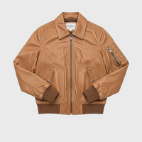 Women Tan Bomber Jackets