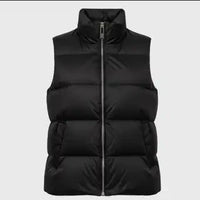 Womens Black Puffer Vest