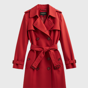 Womens Red Trench Coats
