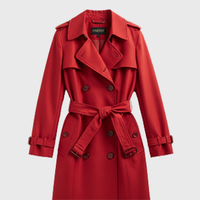 Womens Red Trench Coats