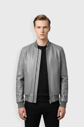Urban Silver Bomber Jacket