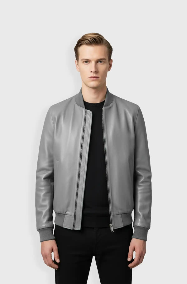 Urban Silver Bomber Jacket