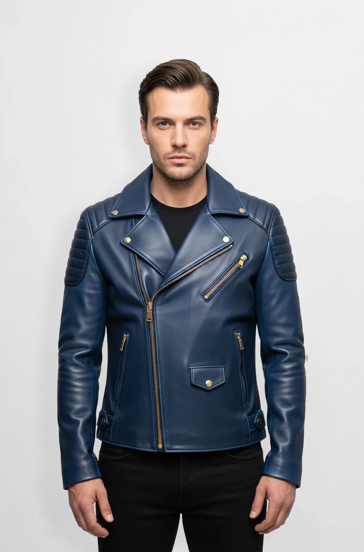 Midnight Apex Biker Jacket