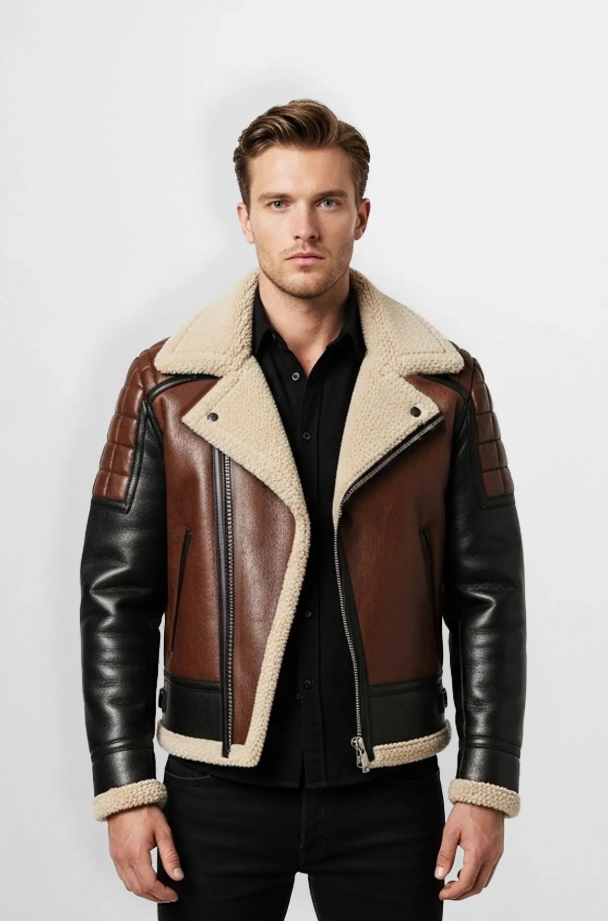 Rugged Ridge Shearling Bomber Jacket