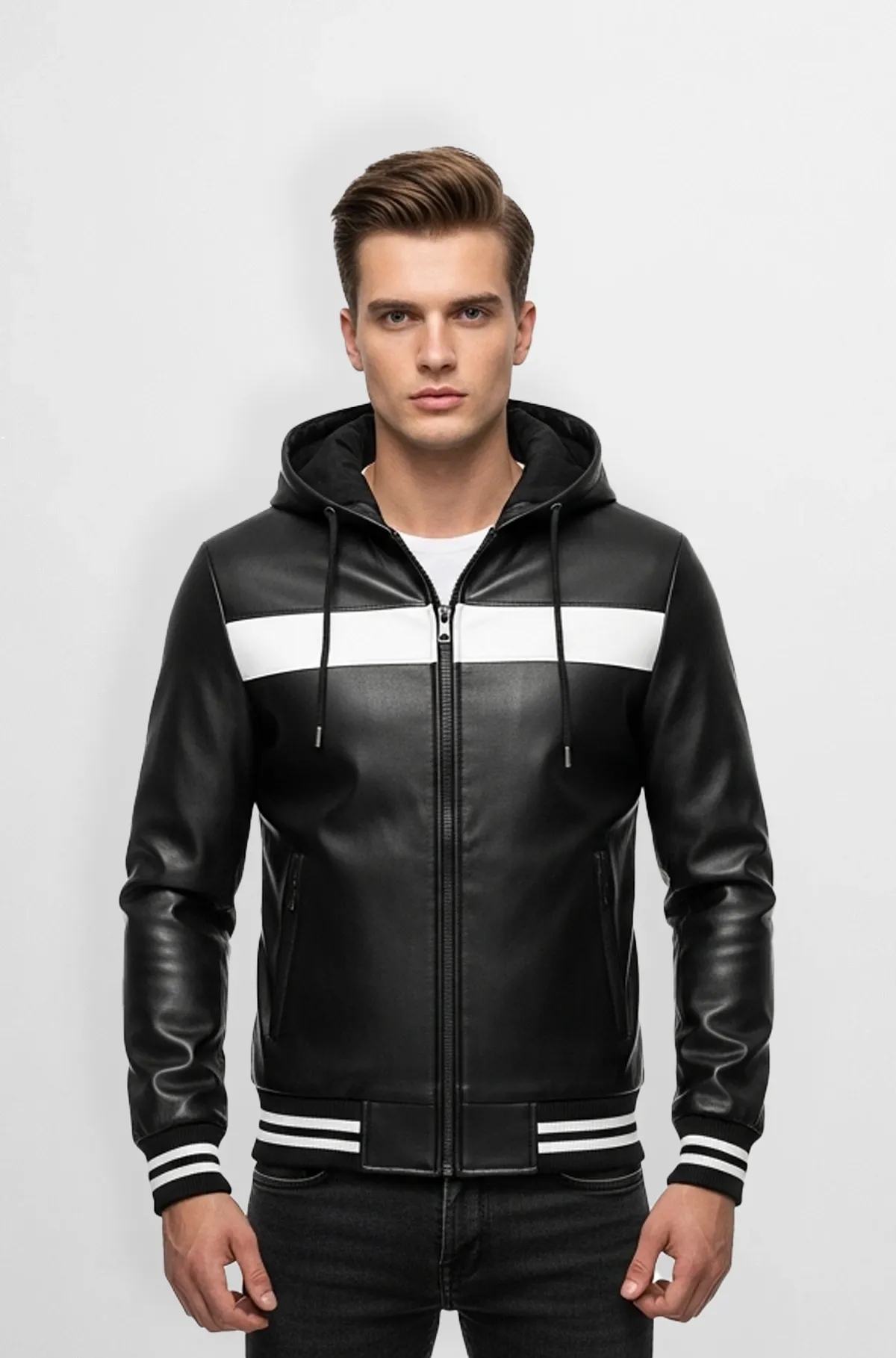 StrikerEdge Hooded Bomber Jacket