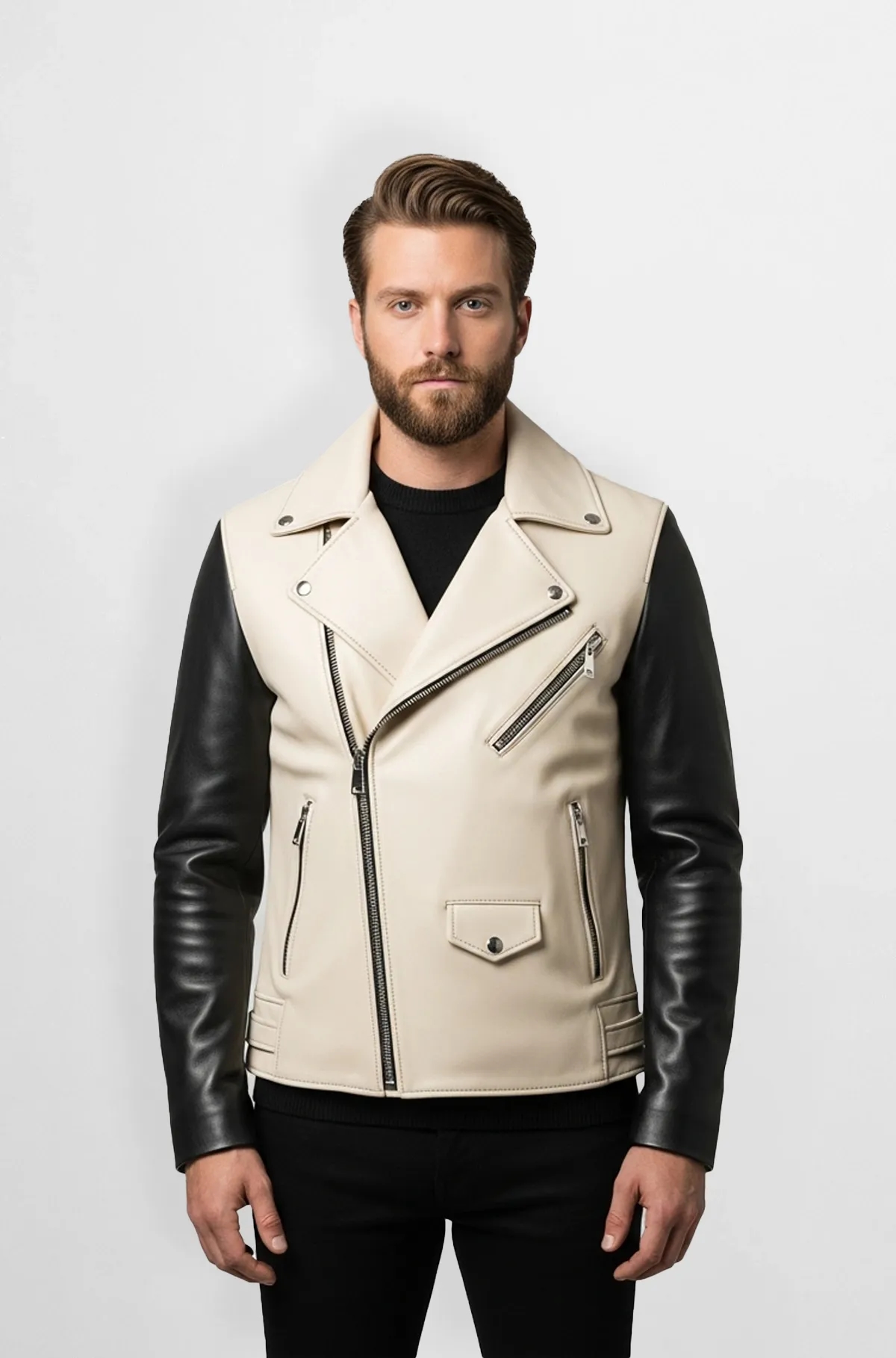 Urban Rebel Dual Tone Biker Jacket