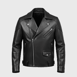 Mens Black Biker Leather Jackets - Shop Jackets | Fineyst
