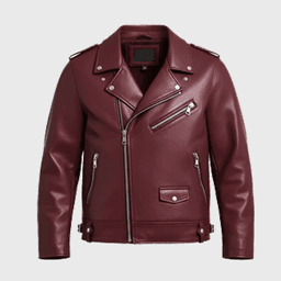Mens Maroon Biker Leather Jackets - Shop Jackets | Fineyst