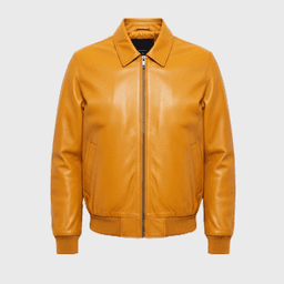 Mens Yellow Leather Jackets - Shop Jackets | Fineyst