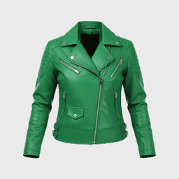 Womens Green Biker Leather Jackets - Shop Jackets | Fineyst