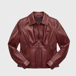 Womens Maroon Leather Jackets - Shop Jackets | Fineyst