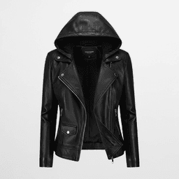 Women's Hooded Leather Jackets - Shop Jackets | Fineyst