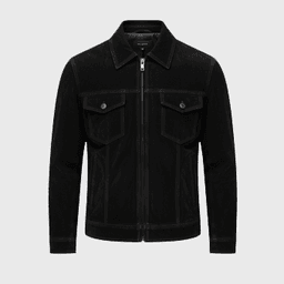 Mens Black Suede Jackets - Shop Jackets | Fineyst
