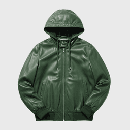 Mens Green Hooded Bomber Jackets - Shop Jackets | Fineyst