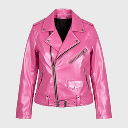 Womens Pink Biker Leather Jackets - Shop Jackets | Fineyst