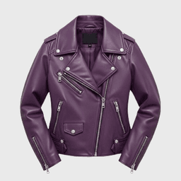 Womens Purple Biker Leather Jackets - Shop Jackets | Fineyst
