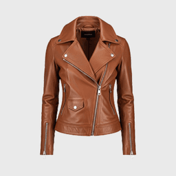 Womens Tan Biker Leather Jackets - Shop Jackets | Fineyst