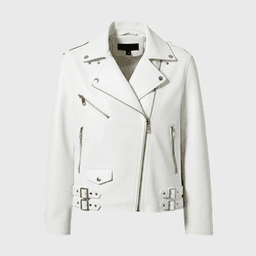 Womens White Biker Leather Jackets - Shop Jackets | Fineyst