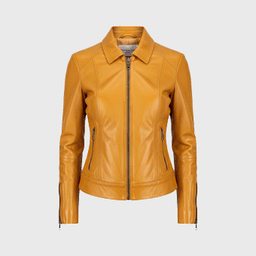 Womens Yellow Leather Jackets - Shop Jackets | Fineyst