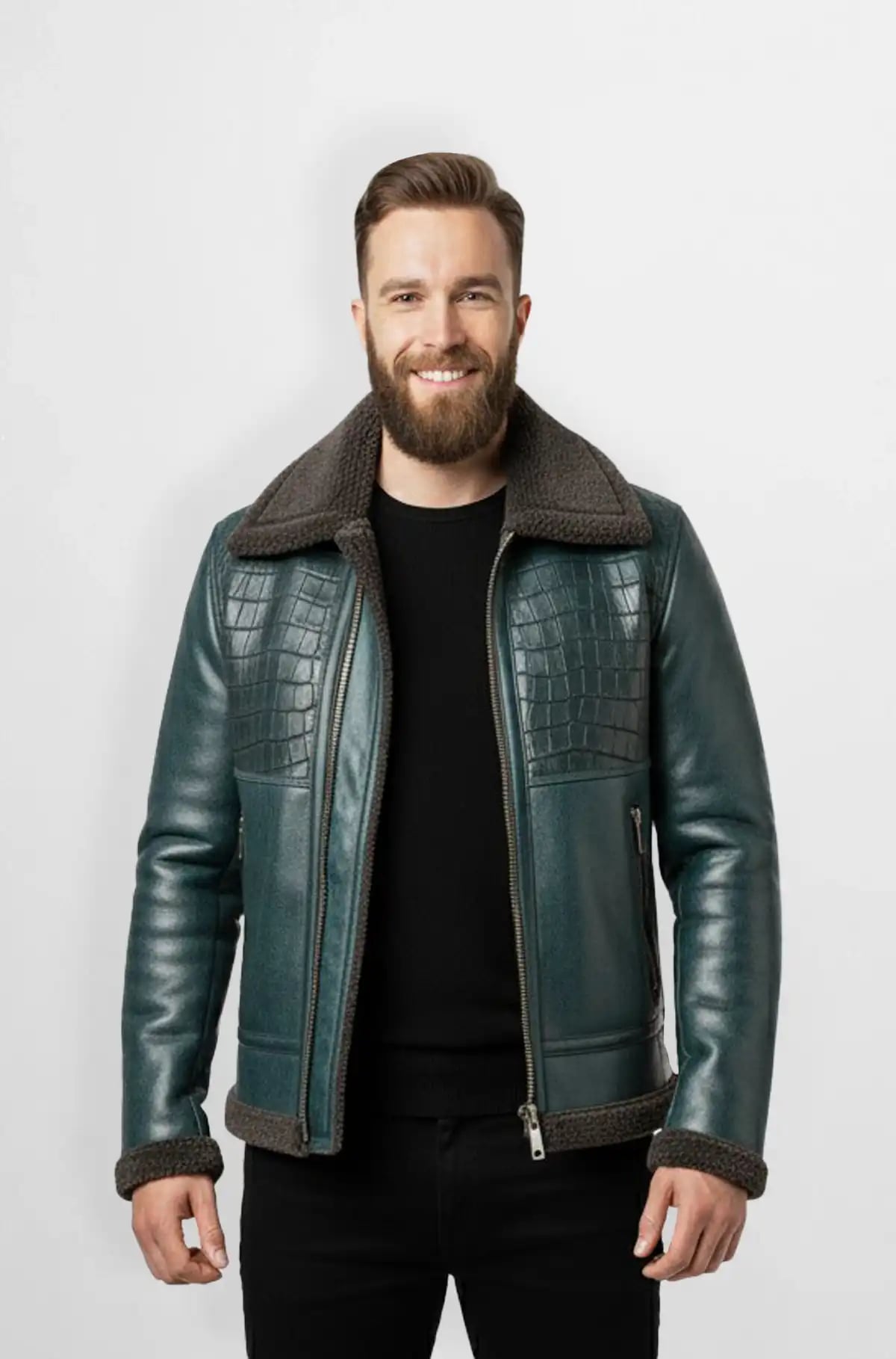 Arctic Teal Commander Jacket