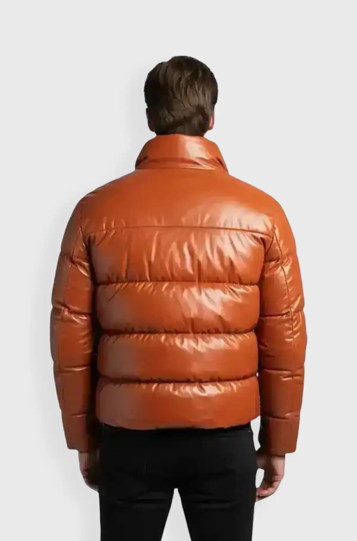 Burnt Orange Puffer Jacket