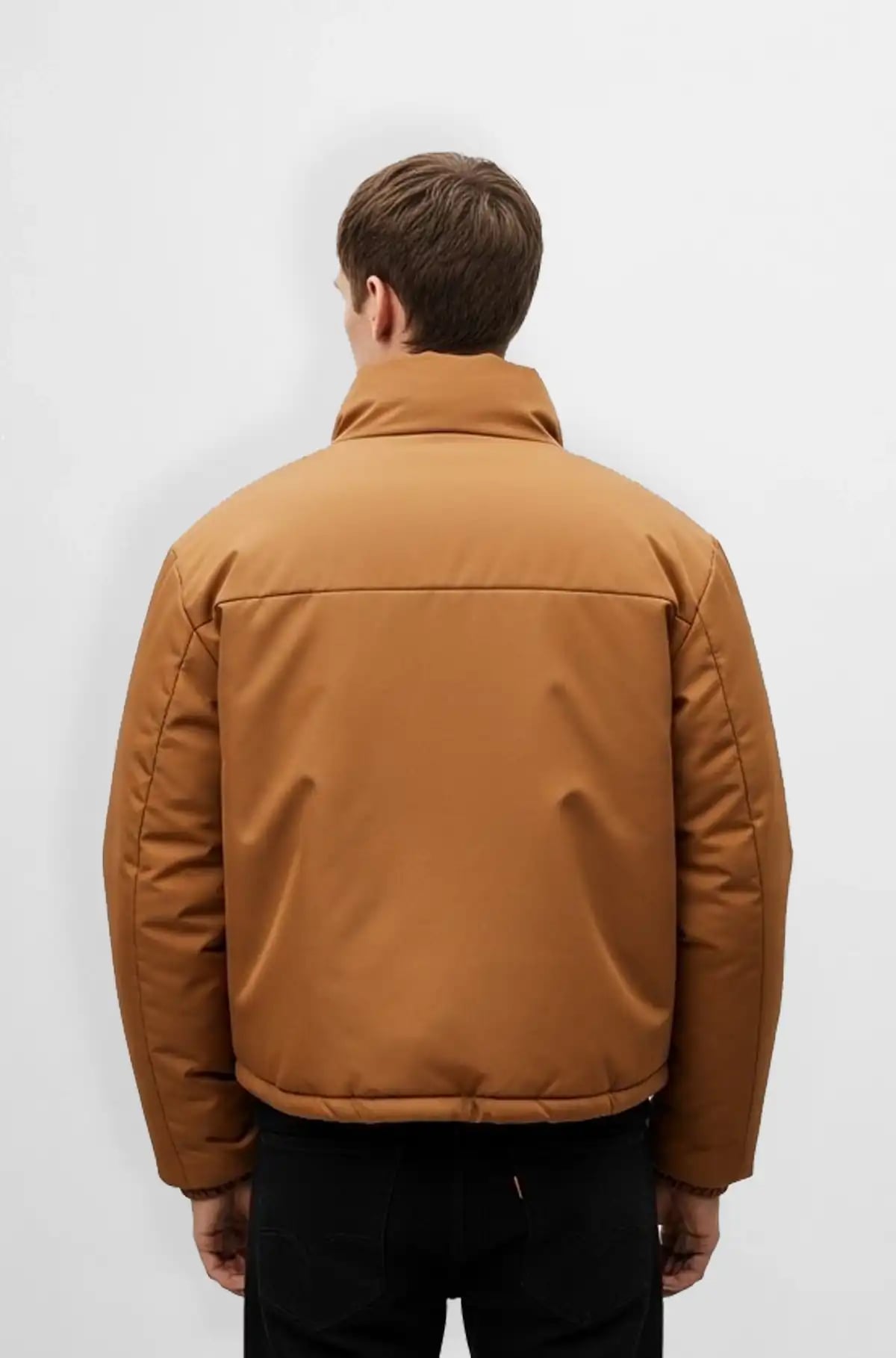 Camel Brown Puffer Jacket