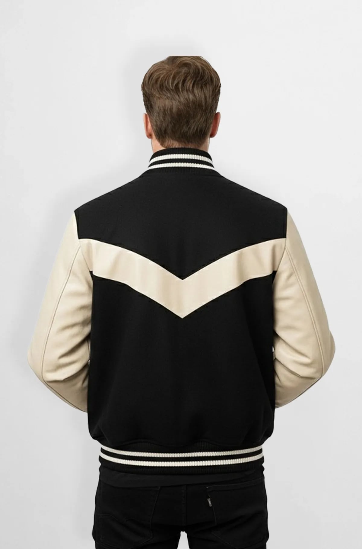 Chevron Strike Varsity Jacket