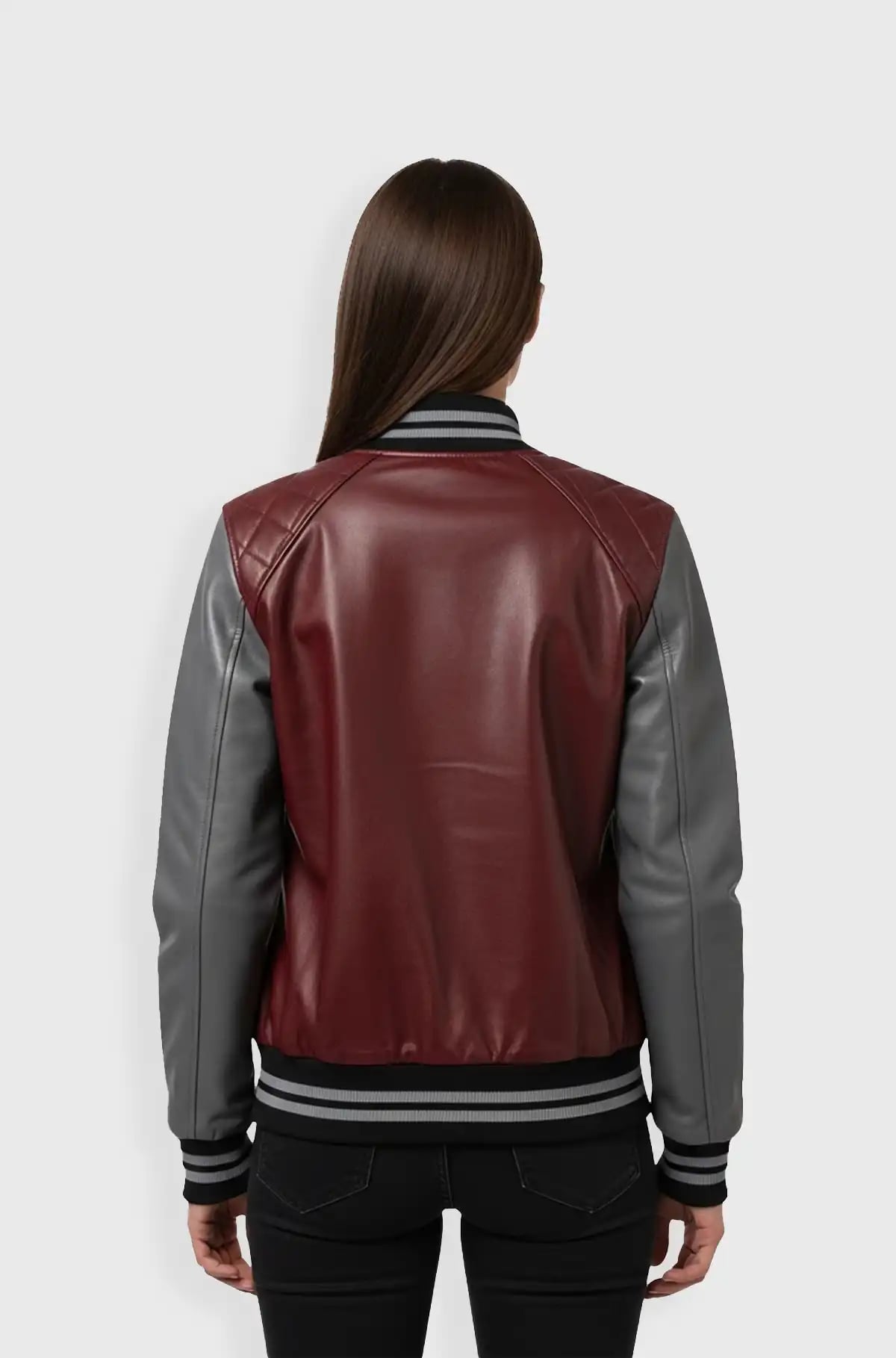 Crimson Edge Varsity Jacket