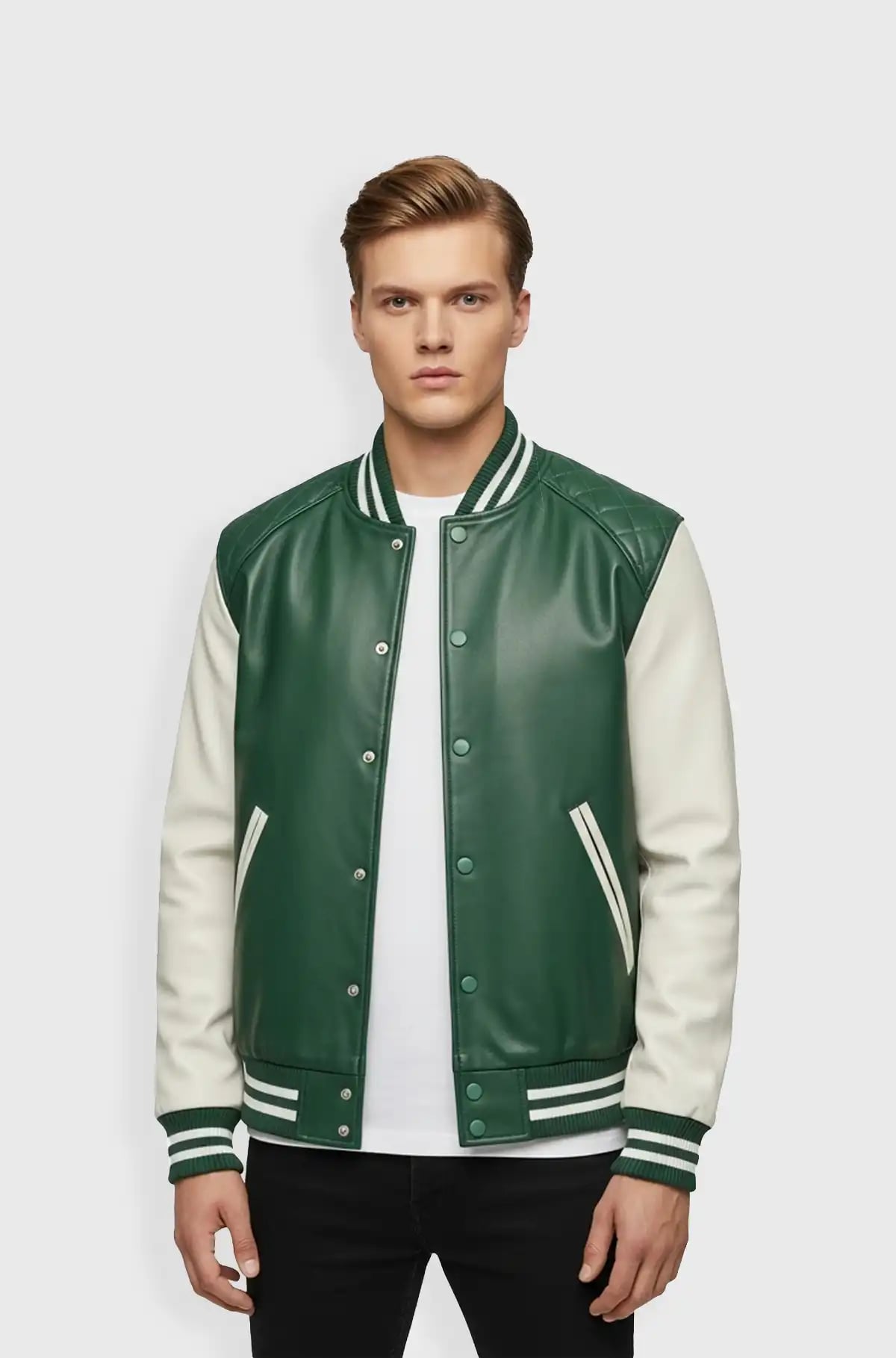 Forest Storm Varsity Jacket